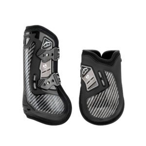 Carbon Gel Absolute rear tendon boot and rear fetlock boot with absolute protection in carbon and gel, by Marcus Ehning